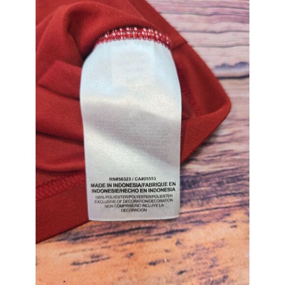 Oklahoma Sooners Nike Dri-Fit Mens Red Polo Small - Picture 6 of 10